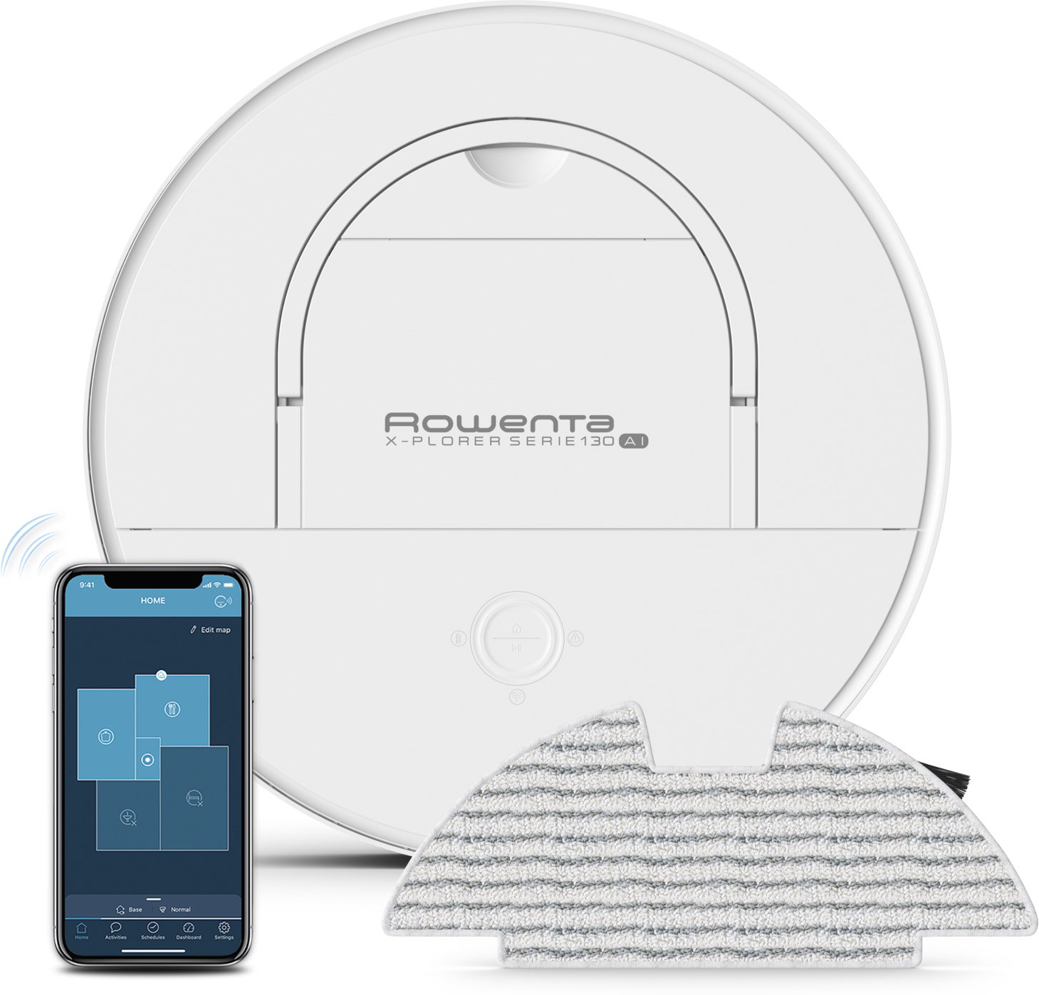 Rowenta Rowenta X-Plorer RR9077WH aspiradora robotizada 0,