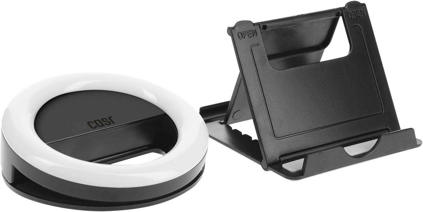 Casr Pack vlogging Anillo luz Colores ajustables y sopo