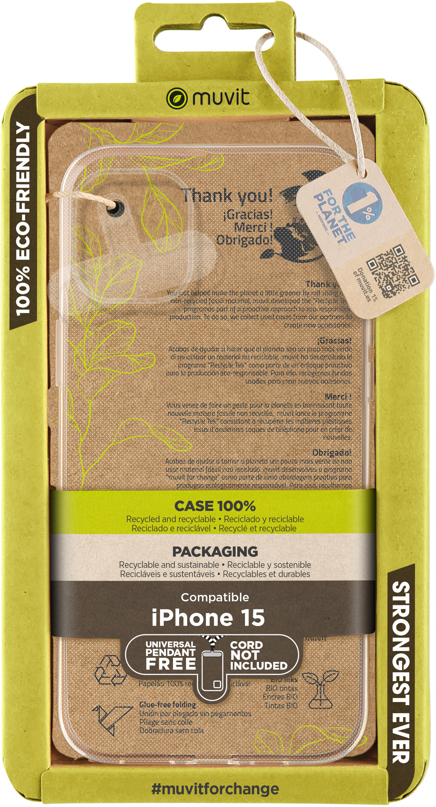 Muvit muvit for change funda recycletek compatible con A