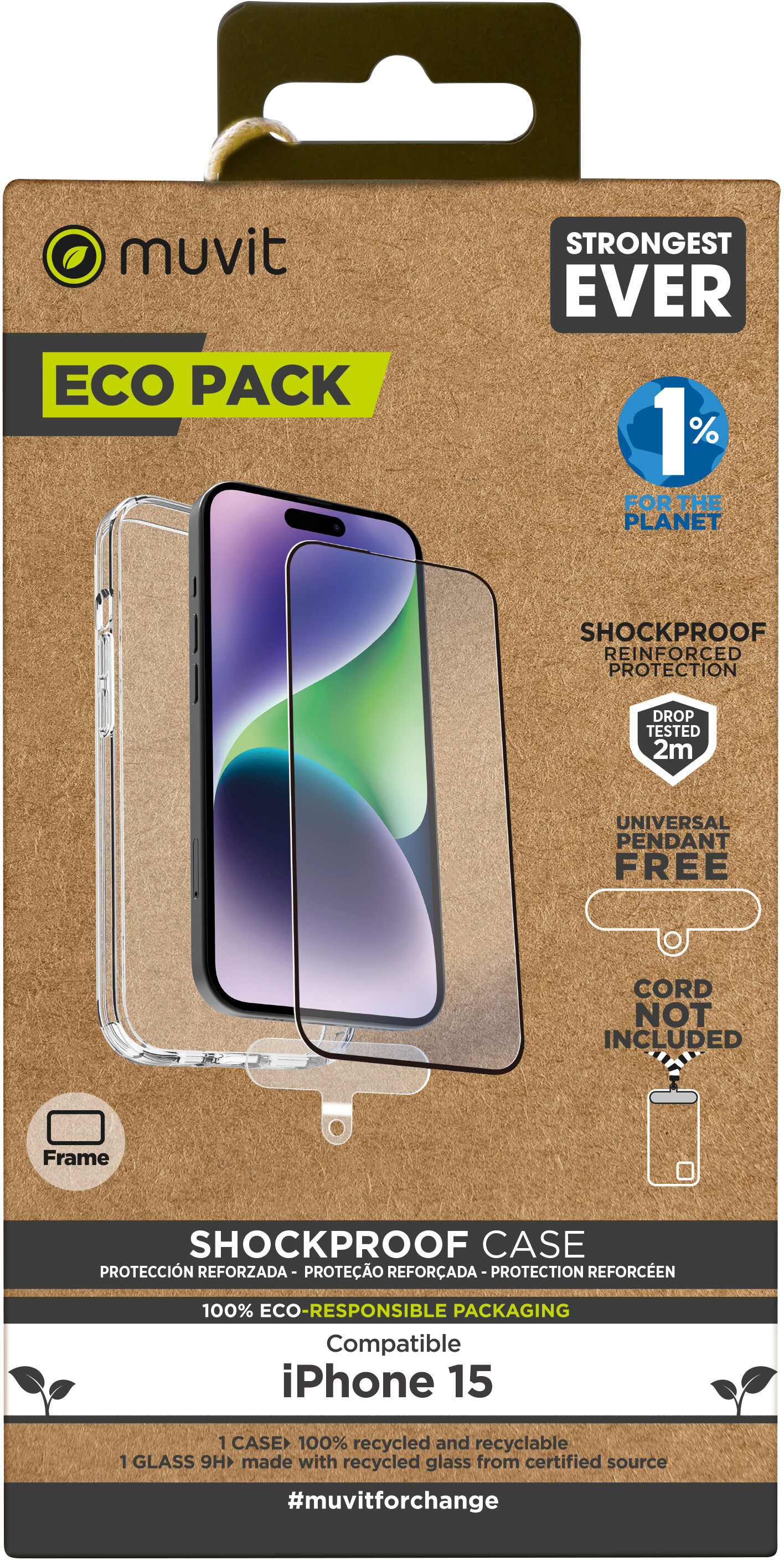 Muvit muvit for change funda shockproof 2M Apple iPhone