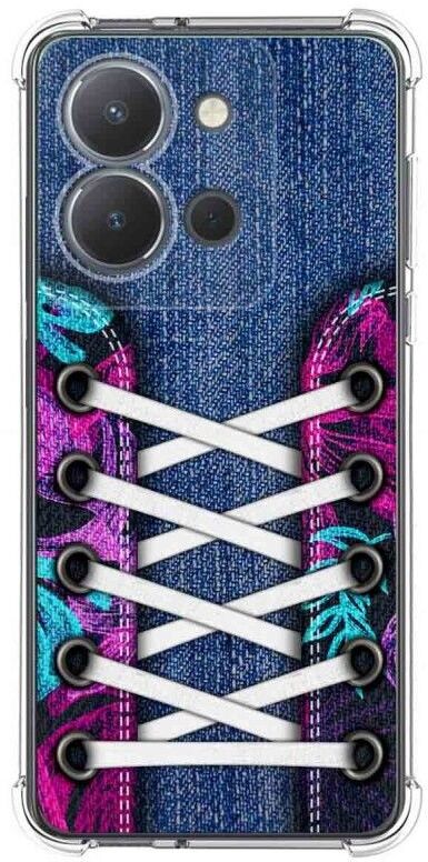 Tumundosmartphone Funda Antigolpes Vivo Y36 4G / 5G Zapatillas 06
