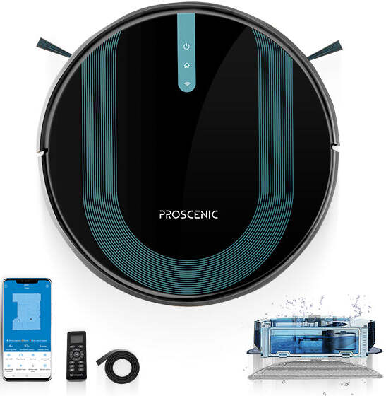 Proscenic Robot aspirador 805T - 28W, 3000Pa, 120 min autono