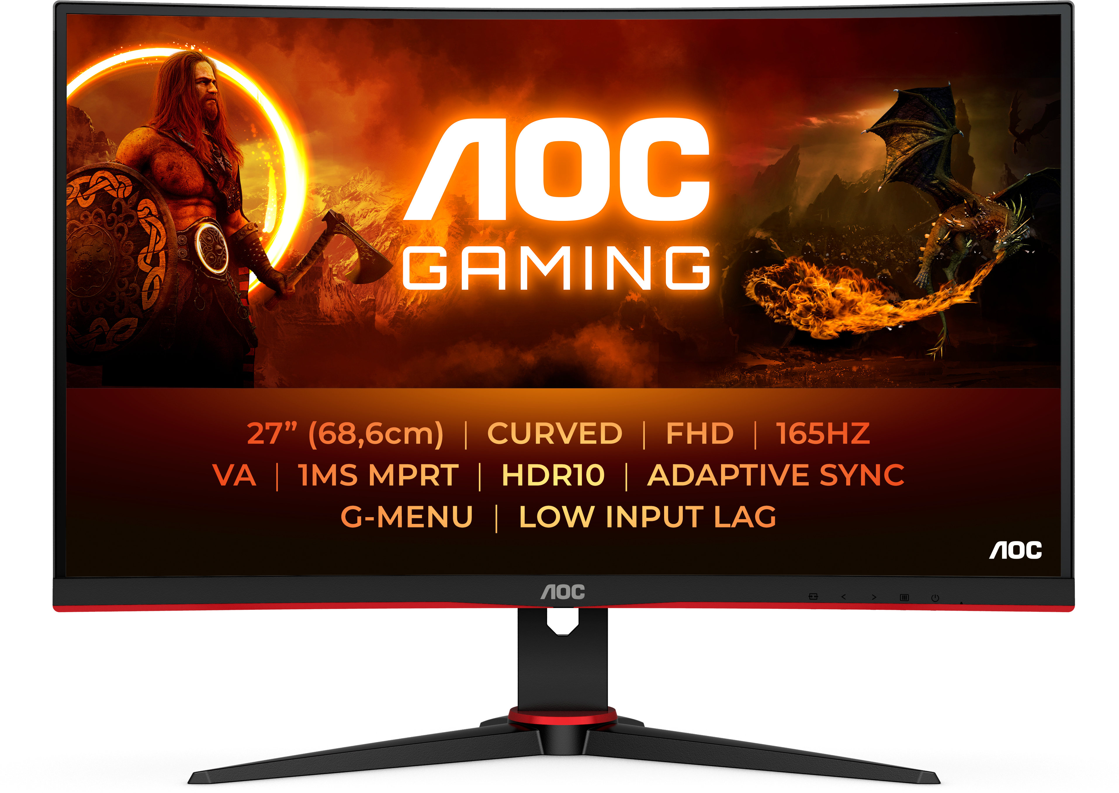 AOC AOC G2 C27G2E/BK pantalla para PC 68,6 cm (27"") 1