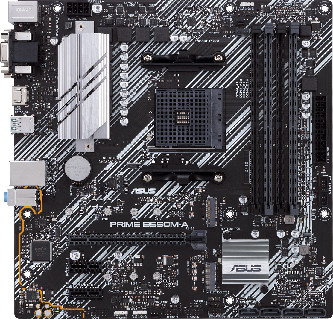 Asus ASUS Prime B550M-A/CSM AMD B550 Zócalo AM4 micro A