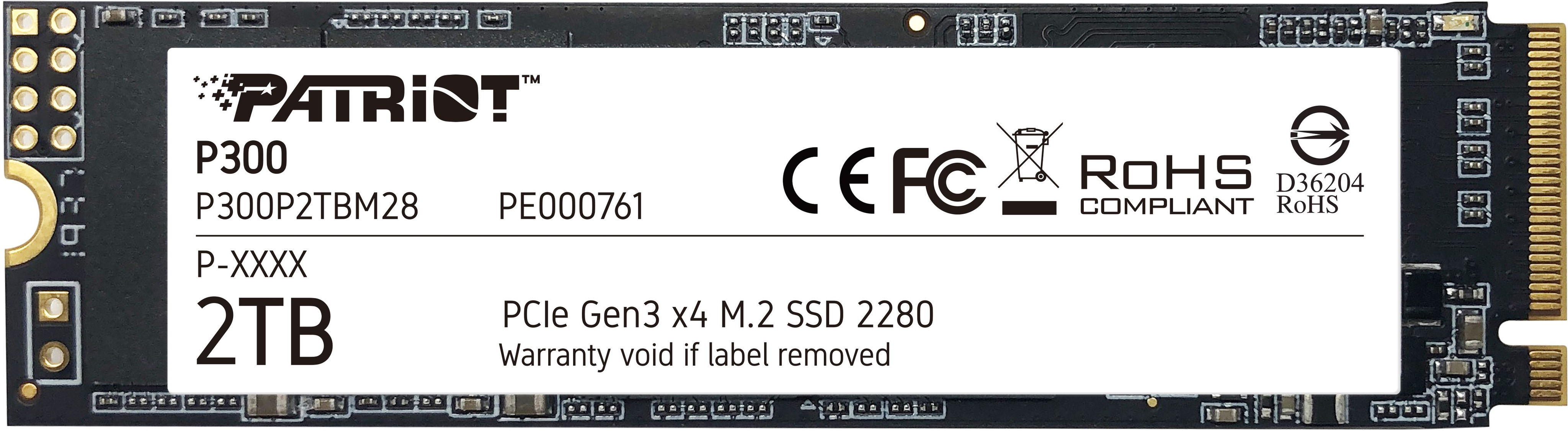 Patriot Memory Patriot Memory P300 M.2 2 TB PCI Express 3.0 NVMe