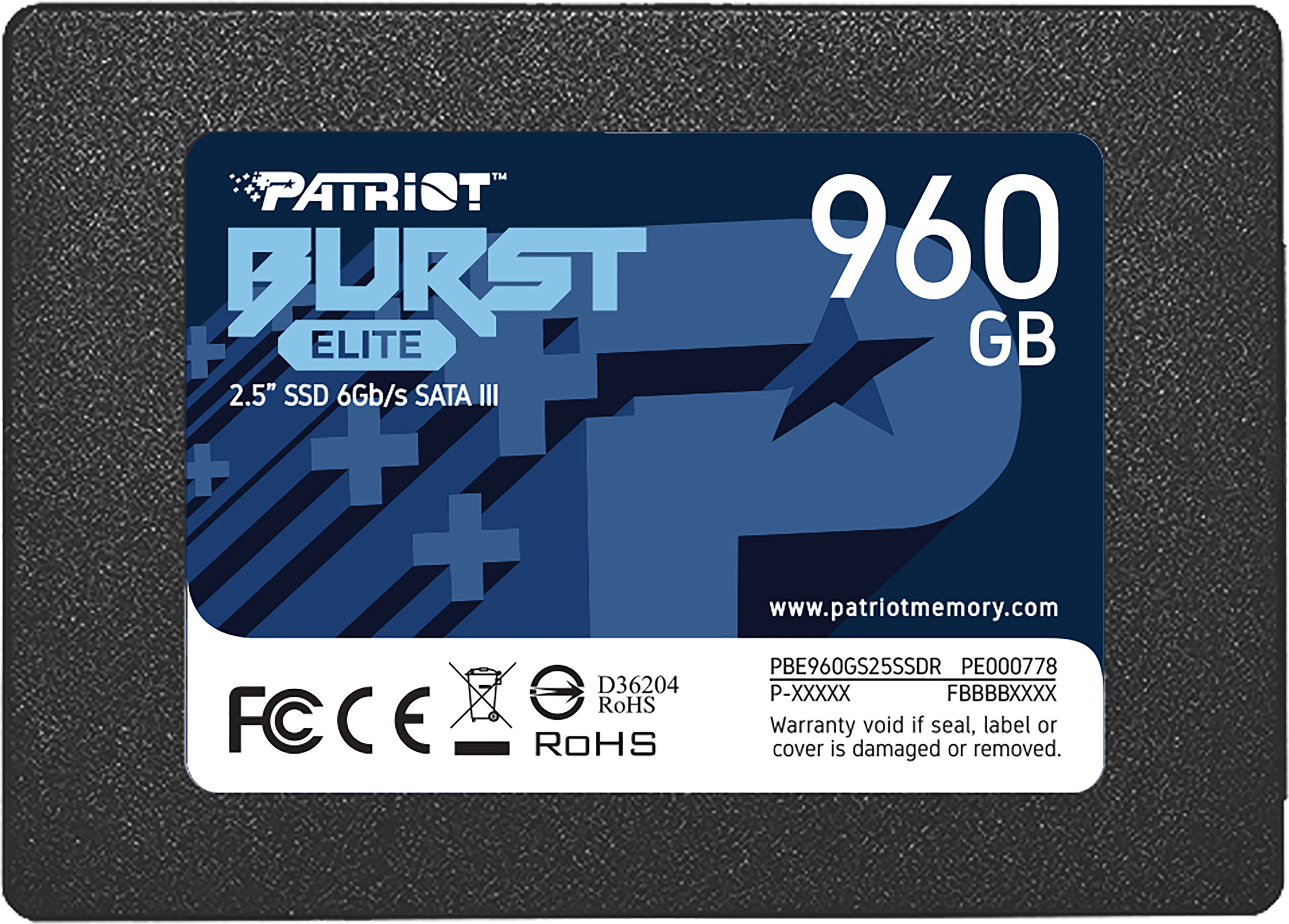 Patriot Memory Patriot Memory Burst Elite 2.5"" 960 GB Serial ATA