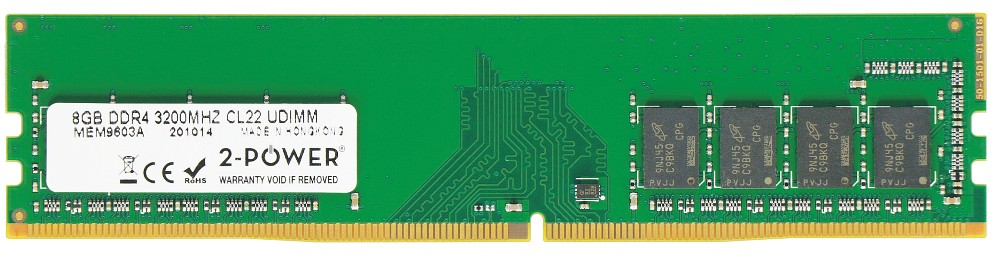 2-Power 2-Power MEM9603A módulo de memoria 8 GB 1 x 8 GB D