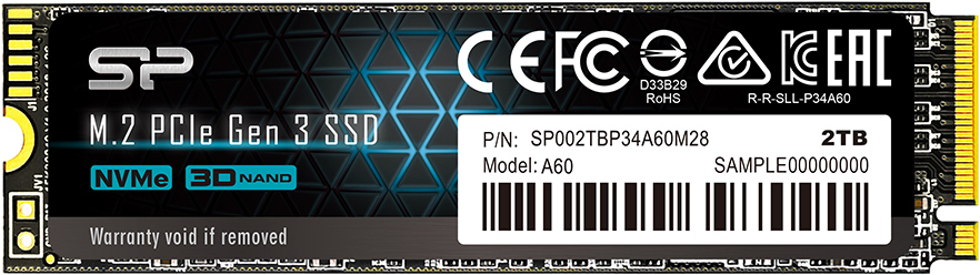 Silicon Power Silicon Power P34A60 M.2 2 TB PCI Express 3.0 3D N