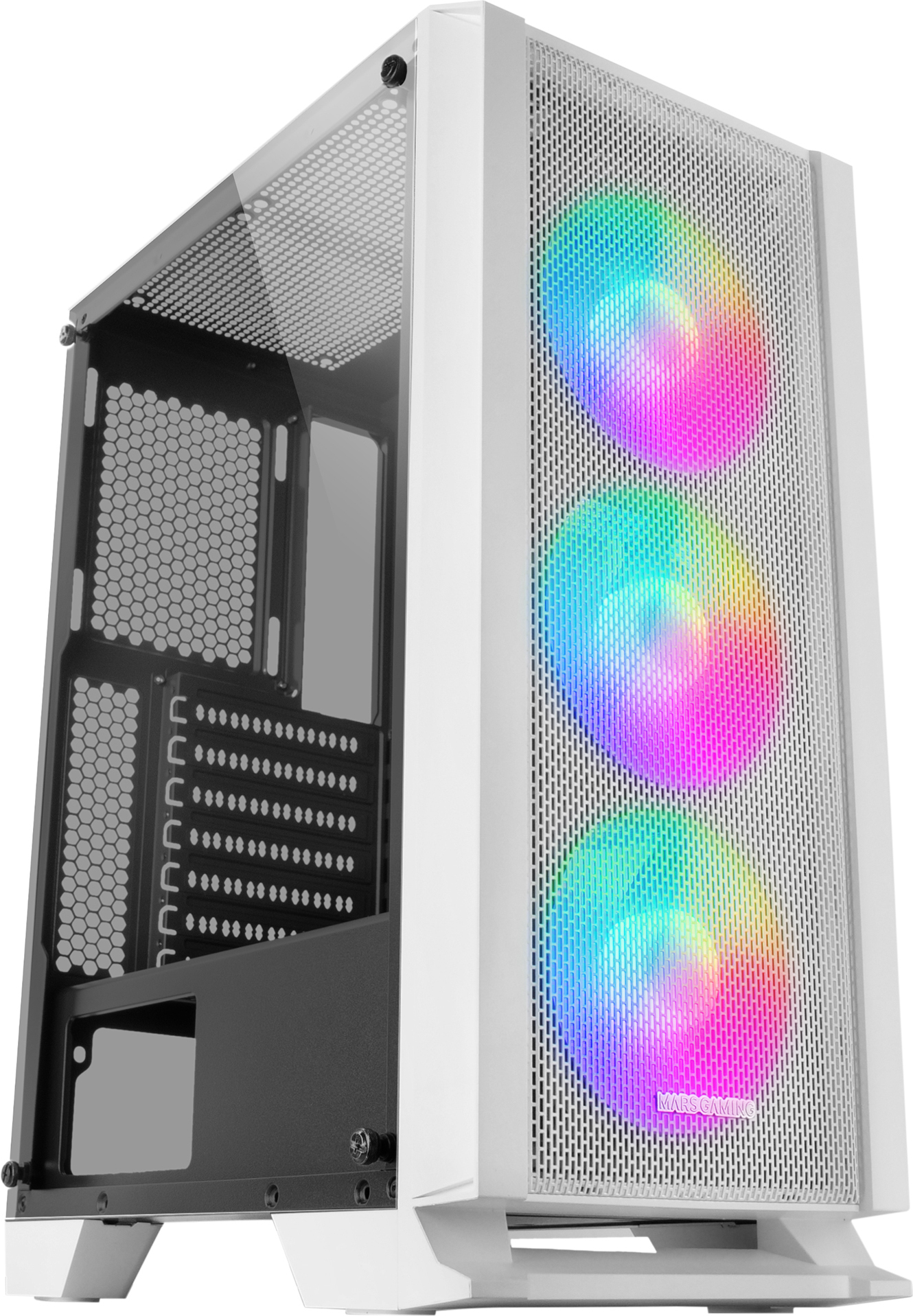 Mars Gaming Mars Gaming MC-C Blanco Caja PC ATX Panel Frontal