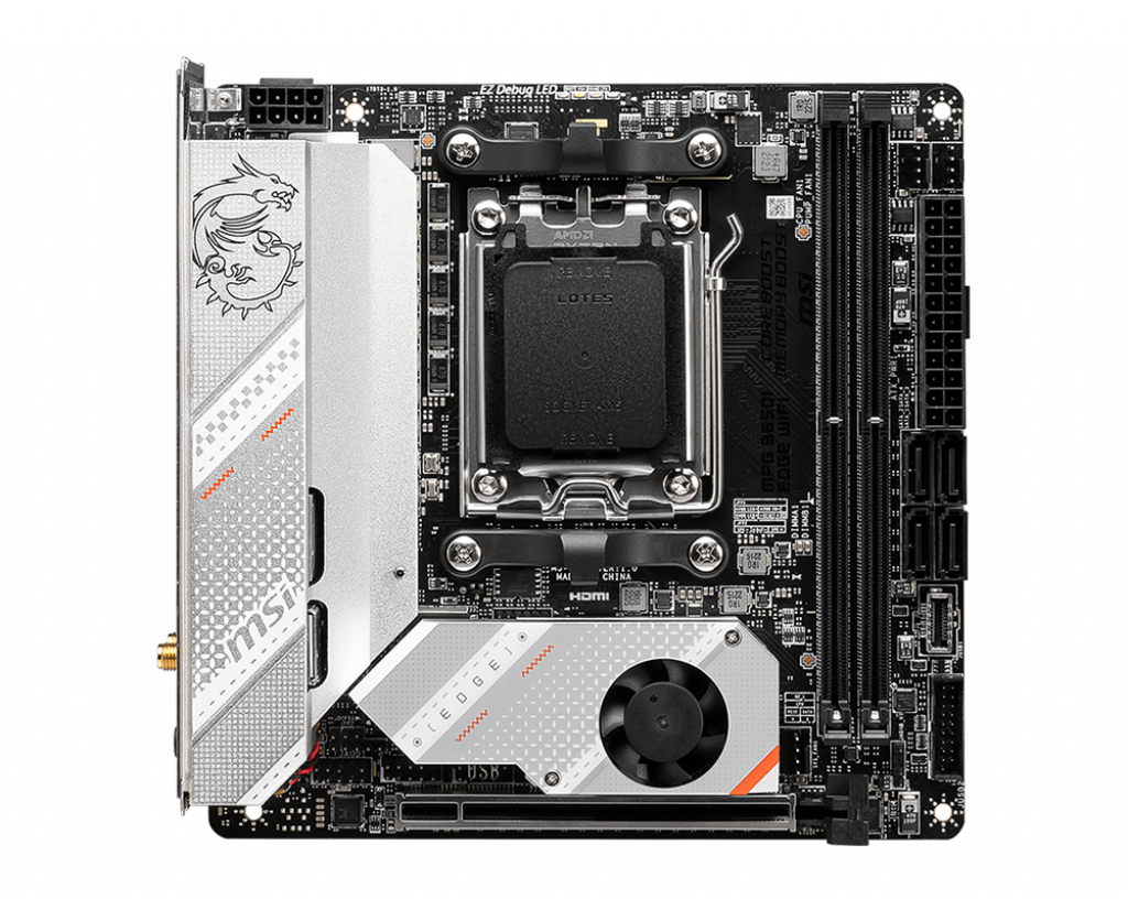MSI MSI MPG B650I EDGE WIFI placa base AMD B650 Zócalo