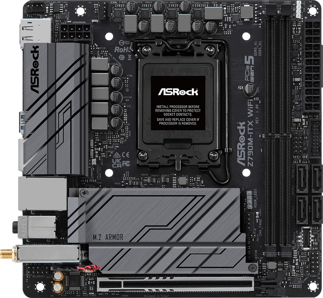 Asrock Asrock Z790M-ITX WiFi Intel Z790 LGA 1700 mini ITX