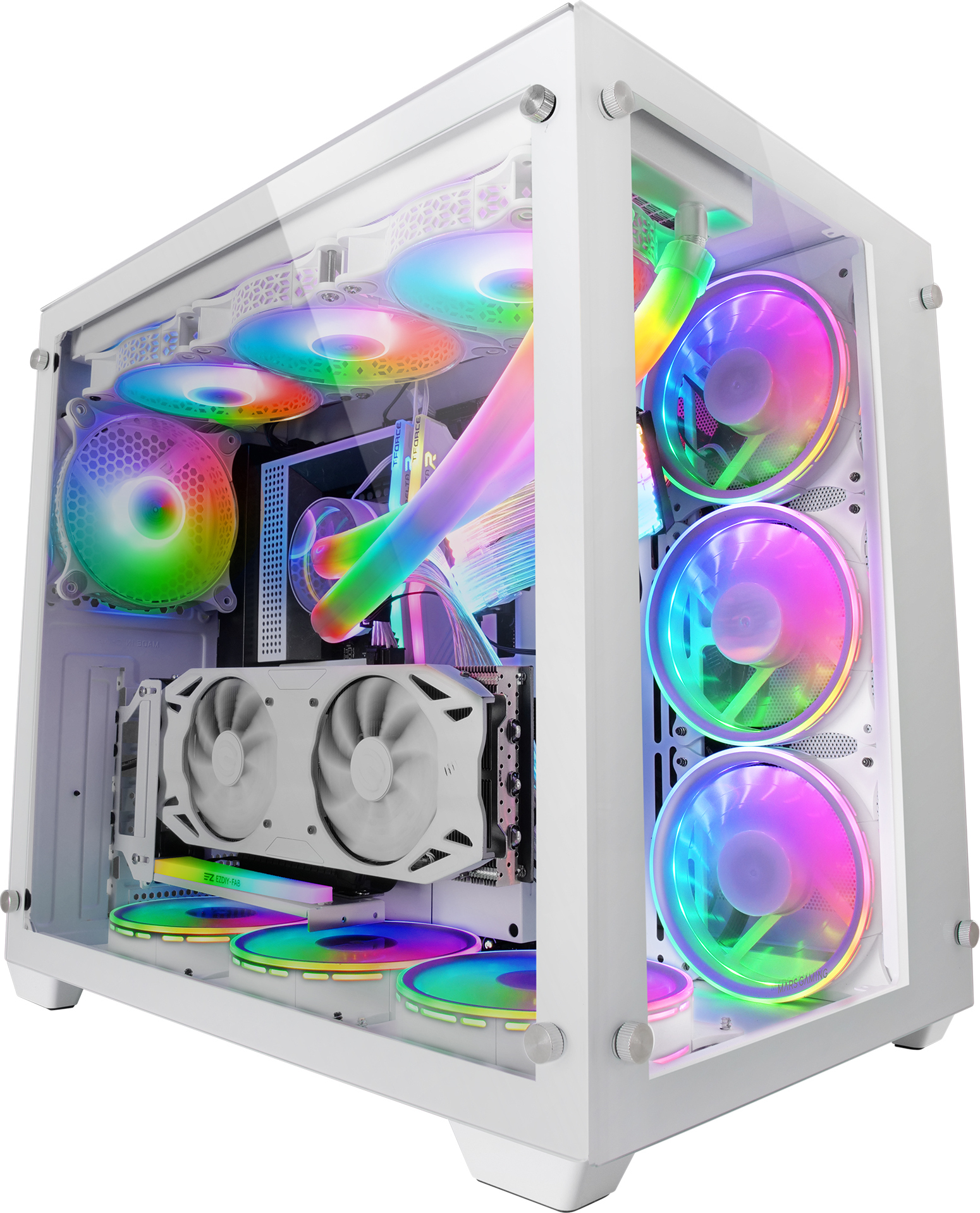 Mars Gaming Mars Gaming MCV3 Blanco Torre Gaming Custom XXL E-