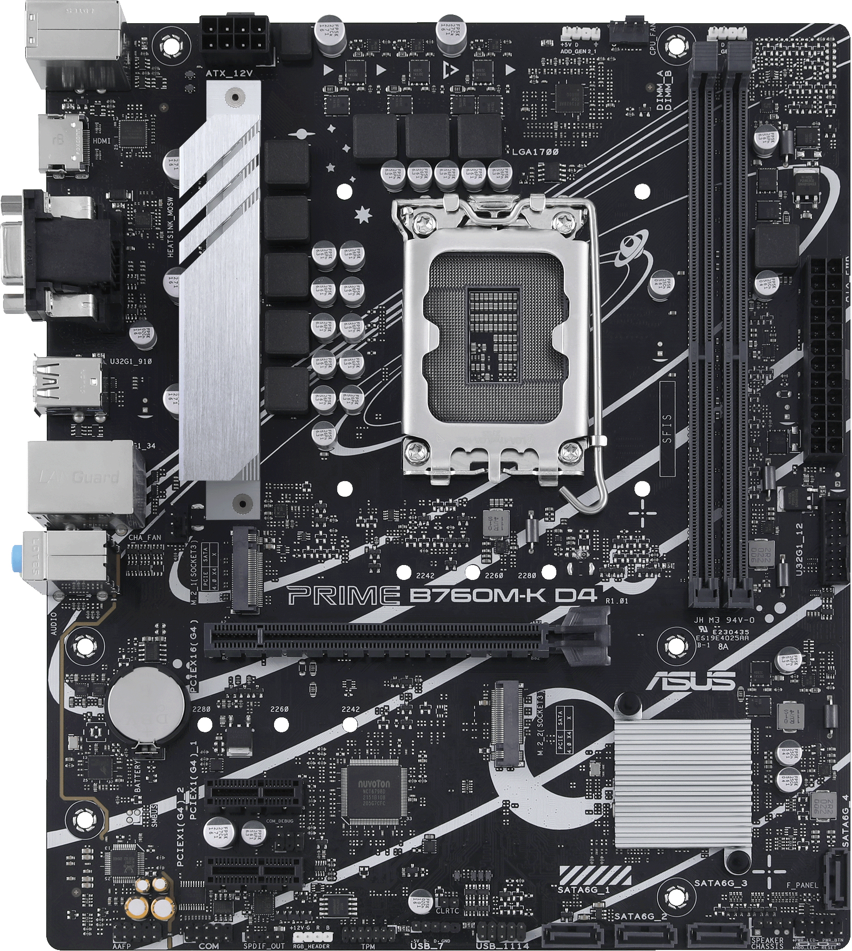 Asus ASUS PRIME B760M-K D4 Intel B760 LGA 1700 micro AT