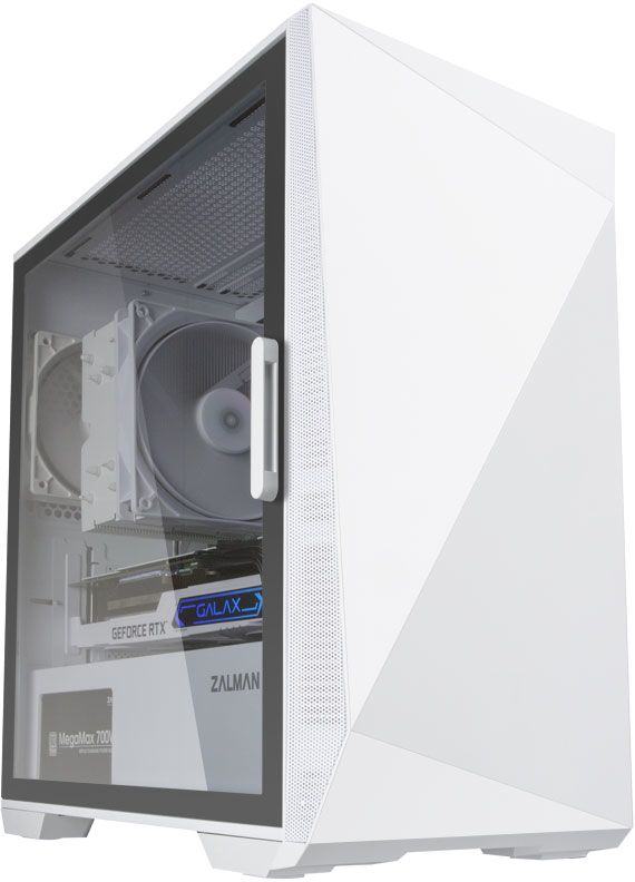 Zalman Zalman Z1 Iceberg White - mATX Mid Tower PC Case/P