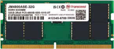Transcend Transcend JetMemory JM4800ASE-32G módulo de memori
