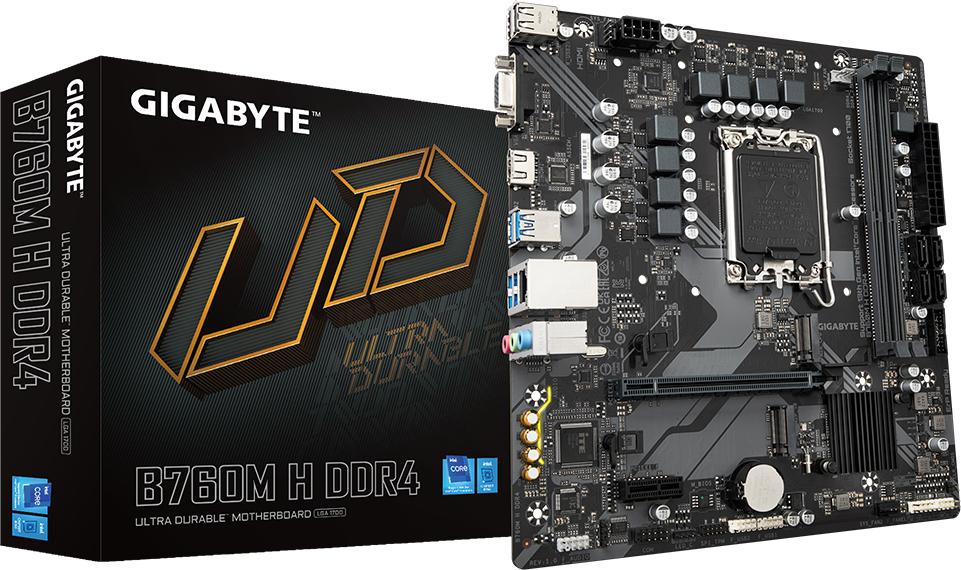 Gigabyte Gigabyte B760M H DDR4 (rev. 1.0) Intel B760 Expres