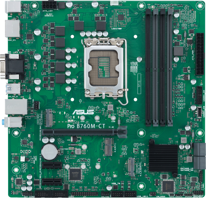 Asus ASUS PRO B760M-CT-CSM Intel B760 LGA 1700 micro AT