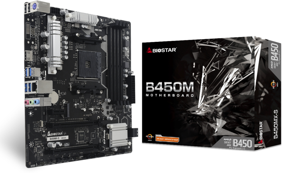 Biostar Biostar B450MX-S placa base AMD B450 Zócalo AM4 mi
