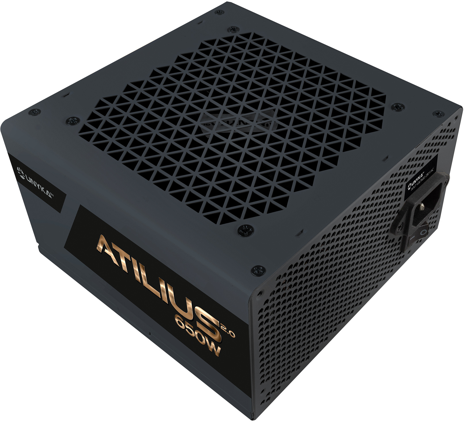 UNYKAch UNYKAch ATX Atilius 2.0 Black 650W 80+ Bronze unid