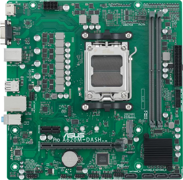 Asus ASUS PRO A620M-DASH-CSM AMD A620 Zócalo AM5 micro