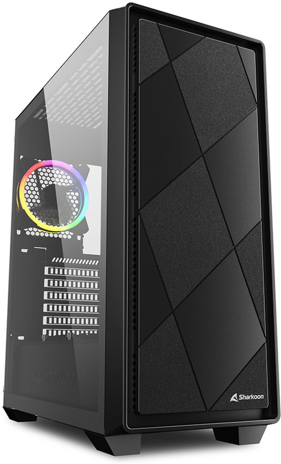 Sharkoon Sharkoon VS8 RGB Midi Tower Negro
