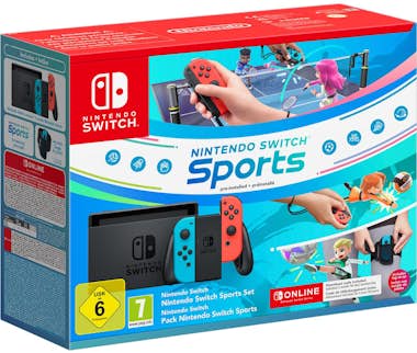 Nintendo Switch 32GB+SwitchSports+Cinta+Suscripcion