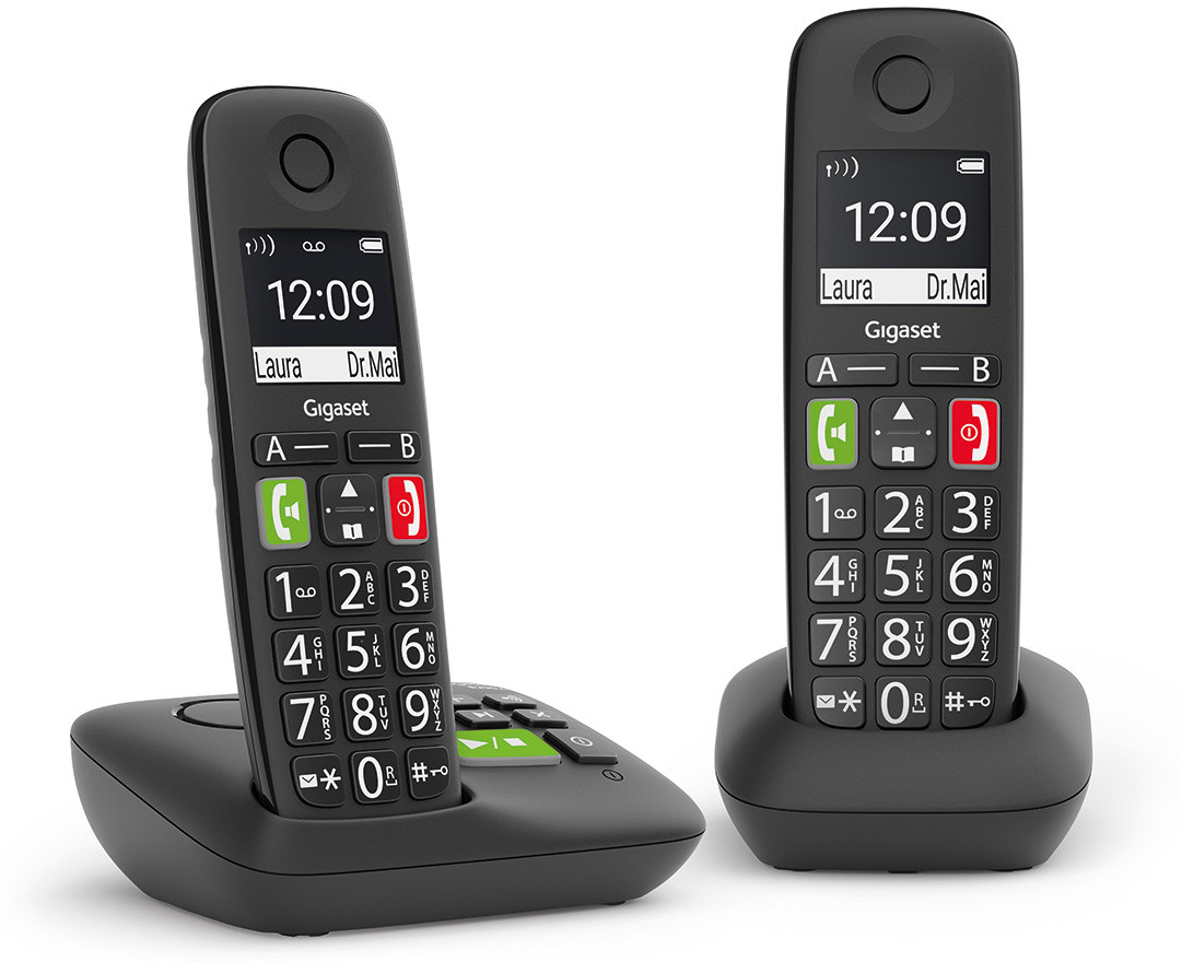 Gigaset Gigaset E290A Duo Teléfono DECT/analógico Identifi