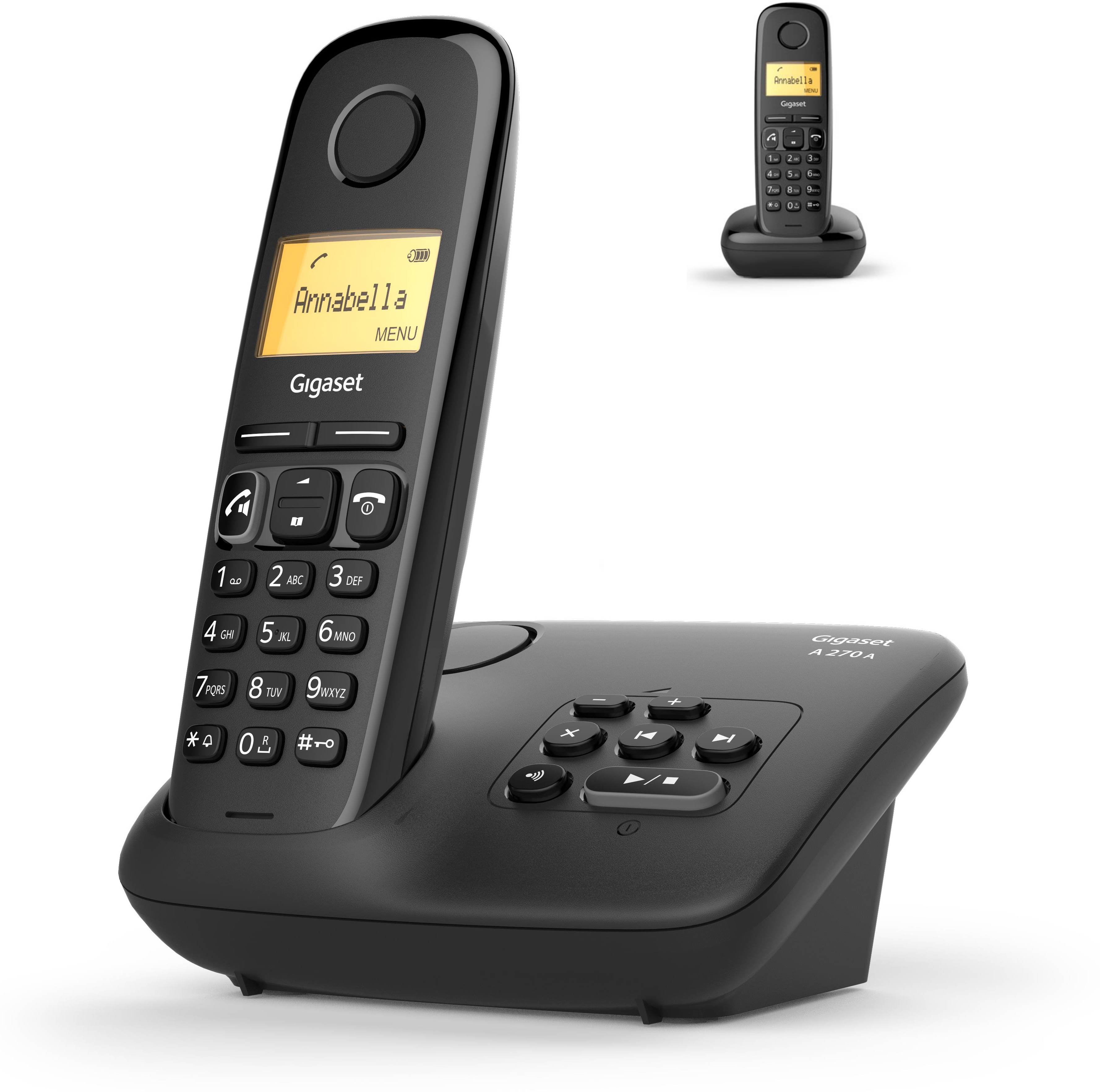 Gigaset Gigaset A270A Teléfono DECT/analógico Identificado