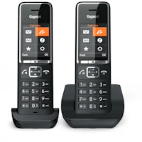 Gigaset COMFORT 550 duo Teléfono analógico Identificador de llamadas Negro