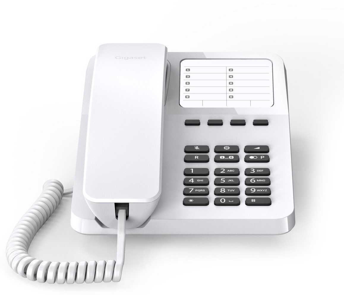 Gigaset Gigaset DESK 400 Teléfono analógico Blanco