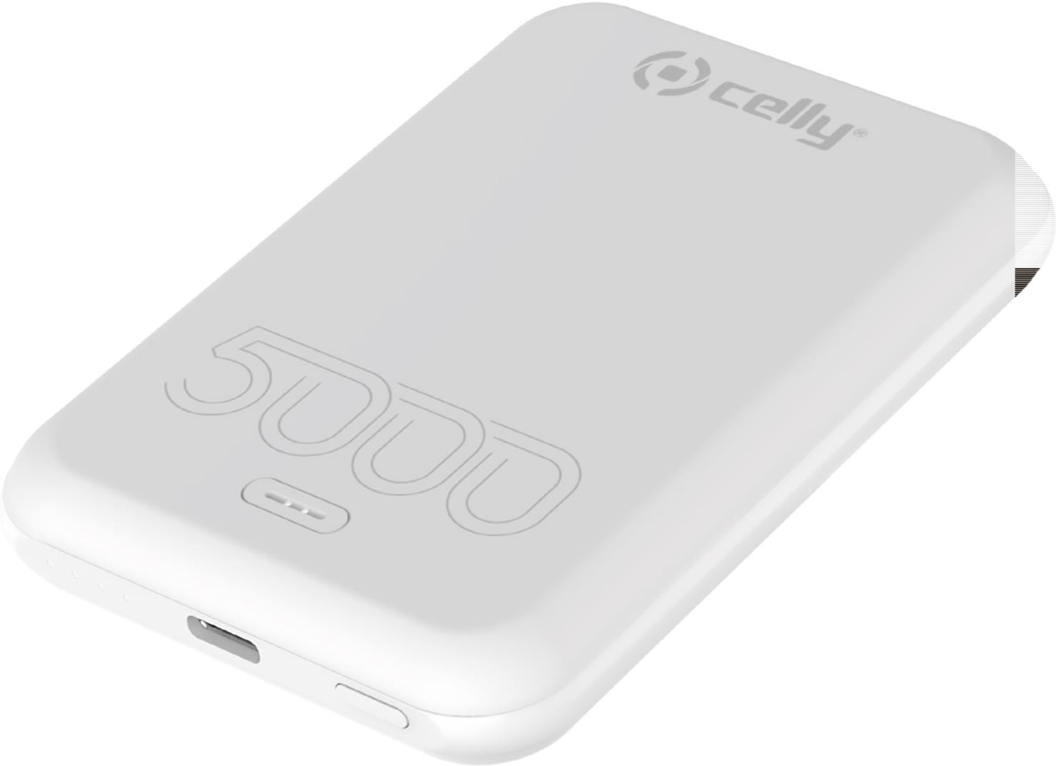 Celly Celly MAGPB5000EVOWH batería externa 5000 mAh Carg