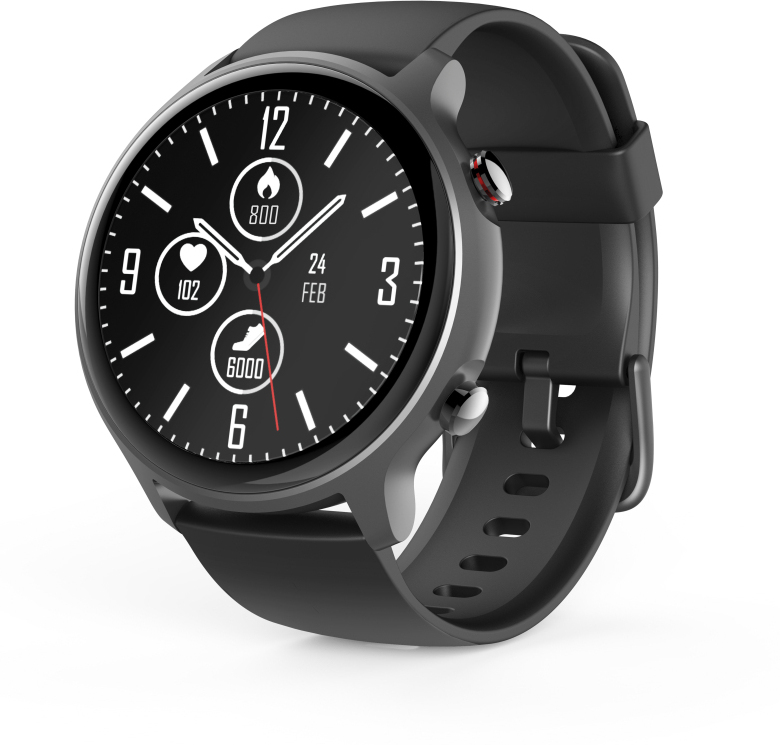 Hama Hama Fit Watch 6910 3,25 cm (1.28"") LCD 46 mm Dig