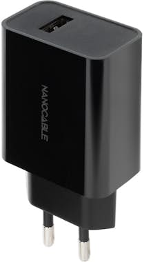 Nanocable Nanocable Cargador USB, 5V/2.1A, Negro