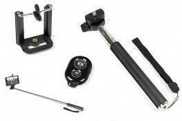 Ziron selfie stick bluetooth negro tablet smartph