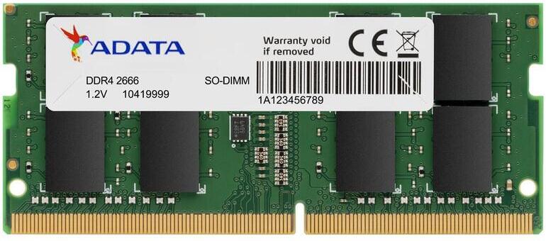Adata Memoria ram adata sodimm ddr4 16gb 2666mhz pc4-213