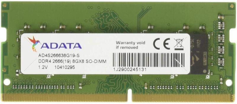 Adata Memoria ram adata sodimm ddr4 2666 8gb c19 bulk 1x