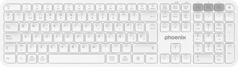 Phoenix Technologies Teclado inalÁmbrico multidispositivo phoenix k300
