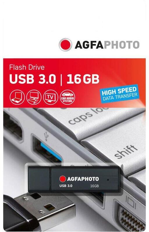 Agfaphoto Pendrive agfaphoto usb 3.0 black   16gb