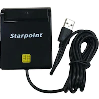 Lector de tarjetas externo cherry chip stp_scrzw-1 usb negro.