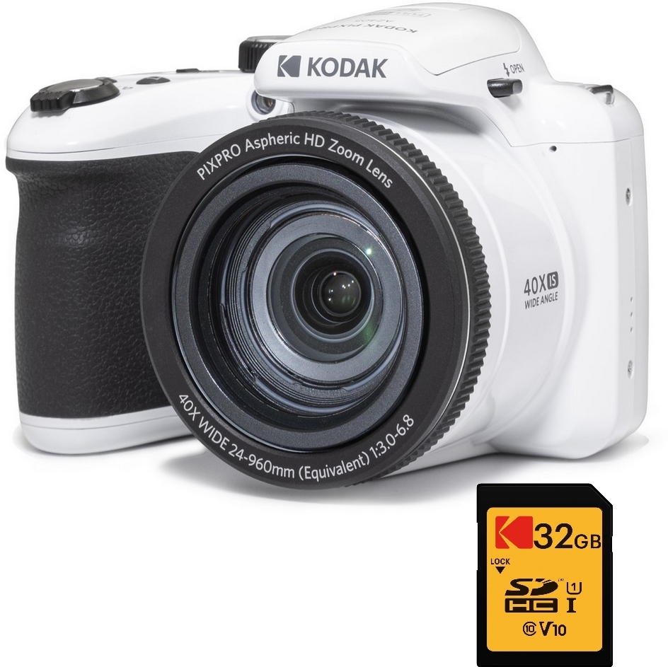 KODAK Pixpro Astro Zoom AZ405 Digital Bridge Pack + Tarj