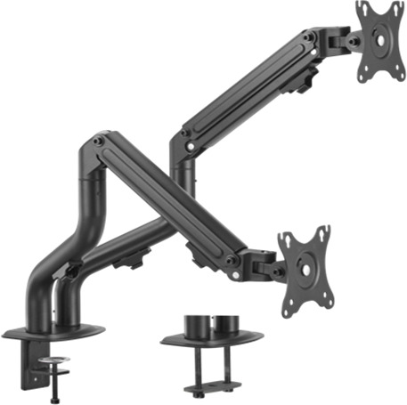 Gembird ma-da2-02 adjustable desk 2-display mounting arm t
