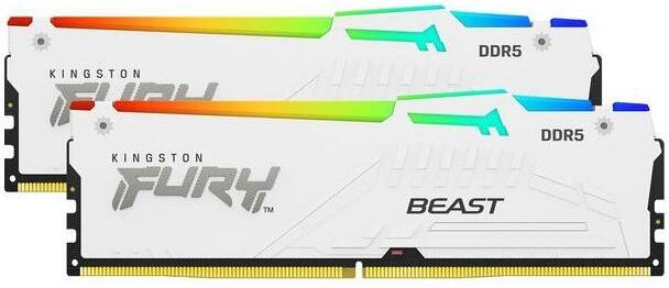Kingston Memoria kingston fury beast white rgb expo 32gb 2x