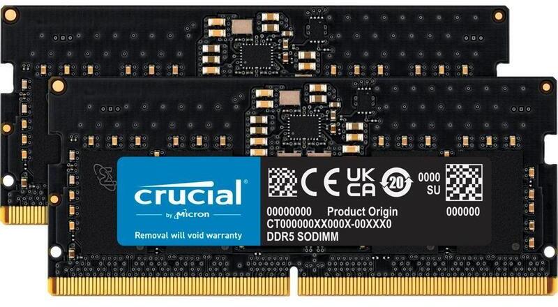 Crucial Memoria crucial ddr5-5600 kit 16gb 2x8gb sodimm cl
