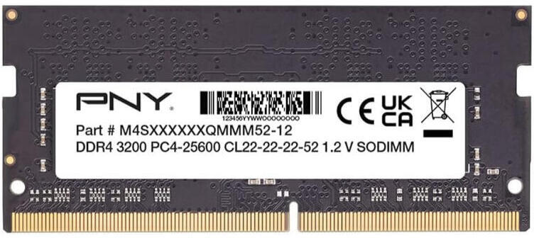 PNY Memoria sodimm pny ddr4 8 gb 2666 mhz. bulk 8gb so