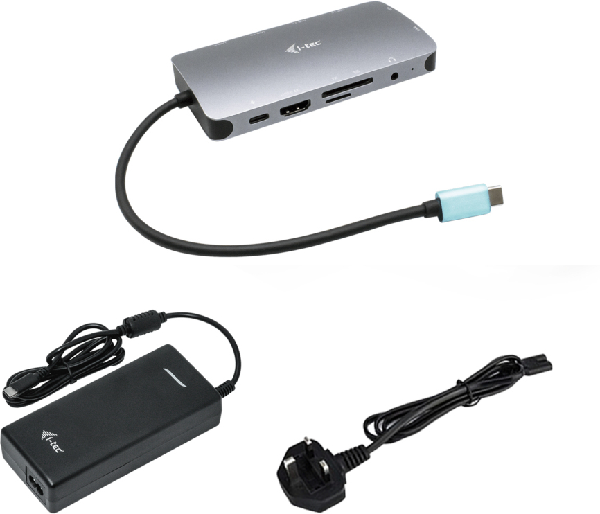 i-tec i-tec USB-C Metal Nano Dock HDMI/VGA with LAN + Ch