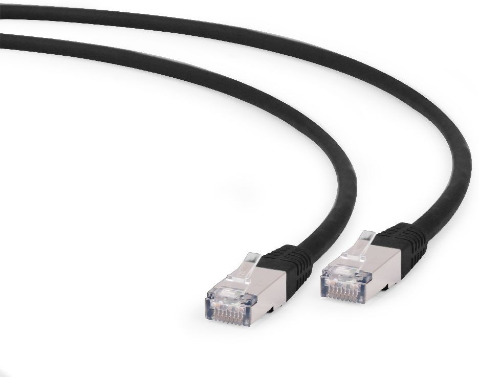 Gembird Gembird PP6A-LSZHCU-BK-0.25M cable de red Negro 0,