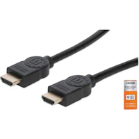 Manhattan Cable HDMI de Alta Velocidad con Canal Ethernet, Versión Premium