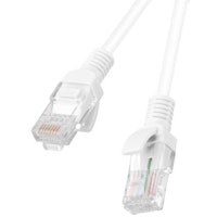 Lanberg PCU6-10CC-0100-W cable de red Blanco 1 m Cat6 U/UTP (UTP)