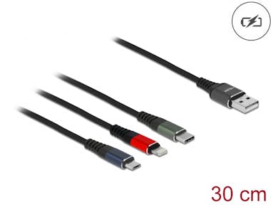 Delock DeLOCK 87236 cable USB 0,3 m USB 2.0 USB A Micro-U