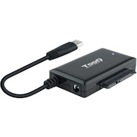 TooQ TQHDA-01A base de conexión para disco duro USB 3.2 Gen 1 (3.1 Gen 1) Type-A Negro
